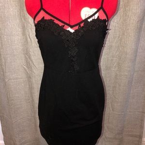 Mini Black Bodycon Dress